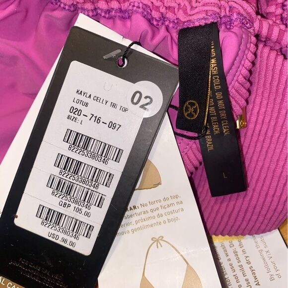 VIX Paula Hermanny Swimwear Kayla Lotus Bikini Set - Picture 6 of 7